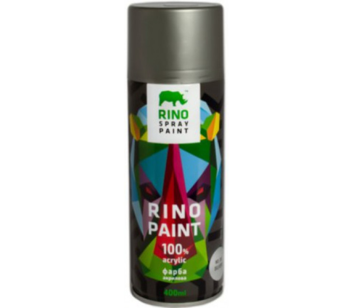 Краска Rino Spray Paint Metallic серебро (RP-36)