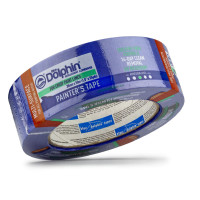 Малярная лента-скотч синяя Blue Dolphin 48 мм х 50 м (01-1-03-EN)