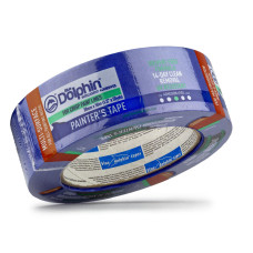 Малярна стрічка-скотч синя Blue Dolphin 48 мм х 50 м (01-1-03-EN)