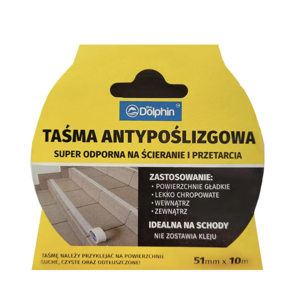 Протиковзка стрічка біла Blue Dolphin TAPE 51 мм х 10 м (TAP_57297)