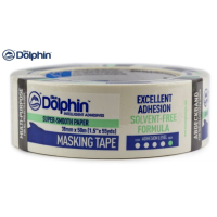 Малярная лента желтая Blue Dolphin 48 мм х 50 м (01-7-15-EN)