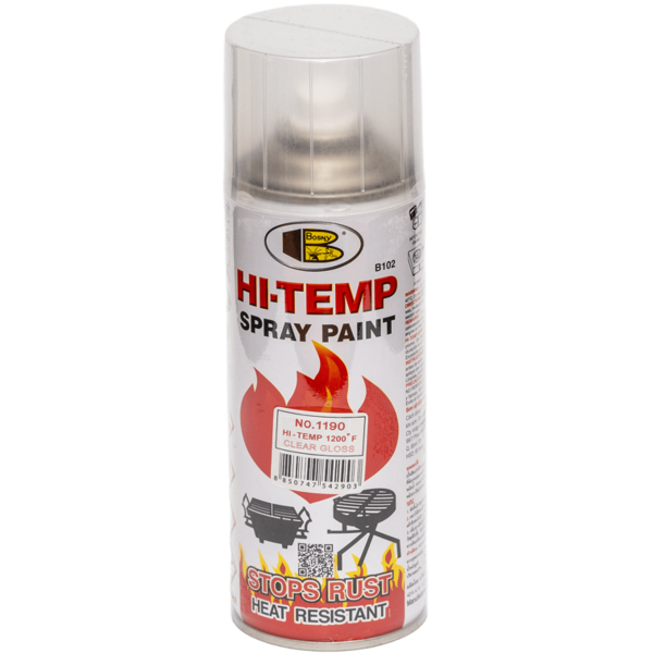 Лак Bosny термостойкий прозрачный глянцевый (1190)