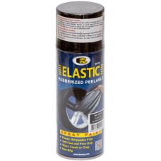 Краска с эффектом жидкая резина Bosny черная глянцевая (E39)