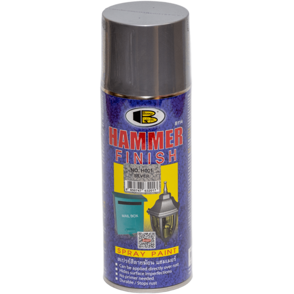 Краска Bosny Hammer серебристая (H001)