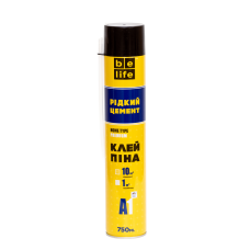 Клей-пена BeLife FС750 (жидкий цемент) Standart Premium (A1), 750 мл (GF-750)