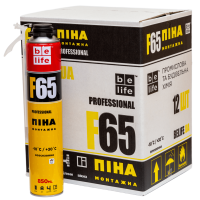 Ящик 12шт/850мл монтажной профессиональной пены BeLife F65