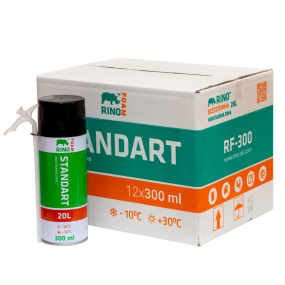 Ящик 12шт/300мл всесезонной монтажной пены Rino Standart (RF-300)