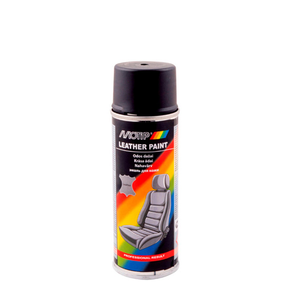 Фарба Motip Leather Paint чорна матова (04230BS), 200 мл