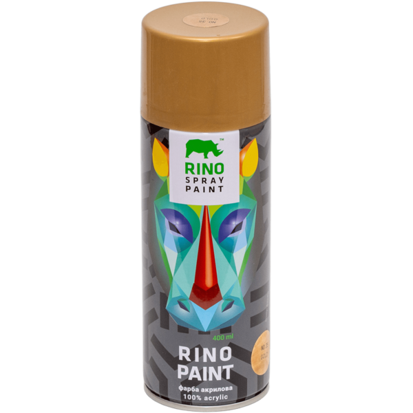 Фарба Rino Spray Paint Metallic золото (RP-35)