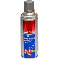 Емаль аерозольна для сталевих і оцинкованих поверхонь SANVO срібло (317B)