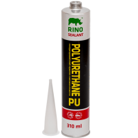 Полиуретановый герметик для швов Rino (Черный PU-300B), 310 мл