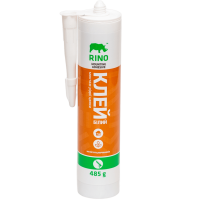 Универсальный акриловый монтажный клей (Белий Rino RG-A486), 485 г