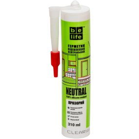 Нейтральный силиконовый герметик (Прозрачный SN-350), 310 мл