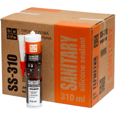 Ящик 24шт/310мл санитарного силиконового герметика (Прозрачный SS-310)