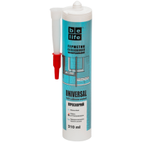 Универсальный силиконовый герметик (Прозрачный SU-310), 310 мл