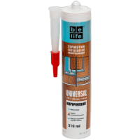 Универсальный силиконовый герметик (Коричневый SU-314), 310 мл