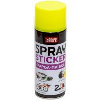 Краска-пленка BeLife Spraysticker желтая матовая (R1005)