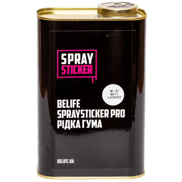 Краска-пленка BeLife Spraysticker лак матовый, 1 л (PR191)