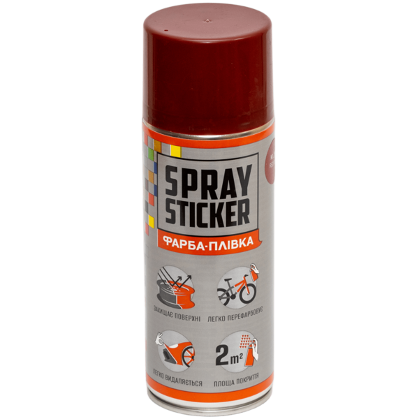 Фарба-плівка BeLife Spraysticker червоний металік (R2600)