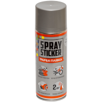 Краска-пленка BeLife Spraysticker серебро металлик (R2601)