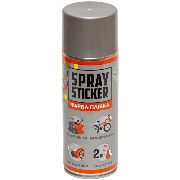 Фарба-плівка BeLife Spraysticker срібло металік (R2601)