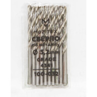 Сверло по металлу hss полированное 1,0 мм (блистер 10шт)