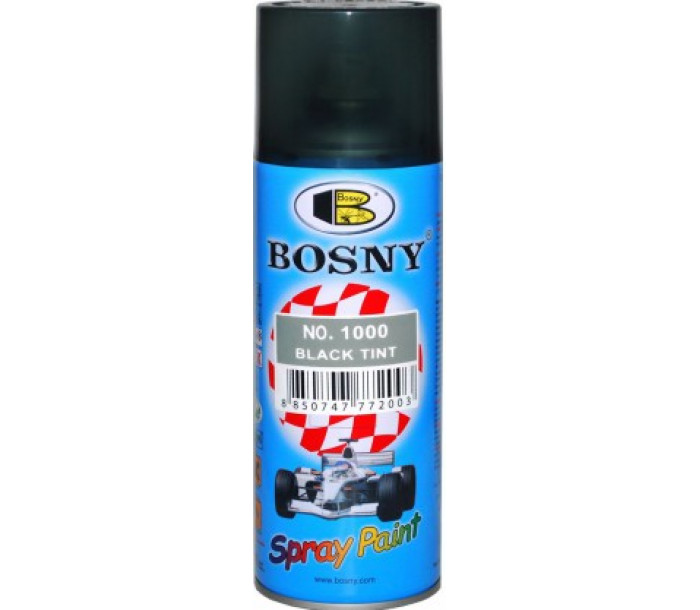 Лак тоніровочний Bosny Spray Paint чорний (1000)