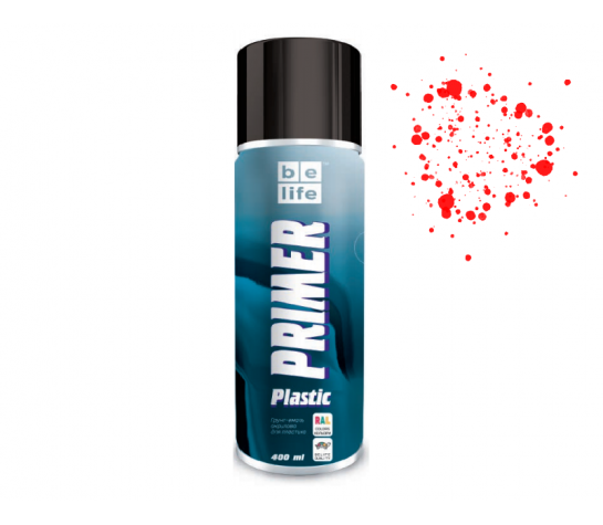 Грунт Belife Primer Plastic красный (RAL 3020)